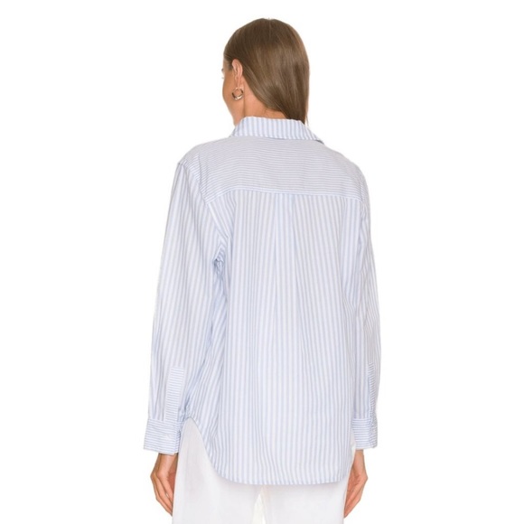 BlankNYC Feel Good Striped Button Down Shirt - Picture 4 of 4